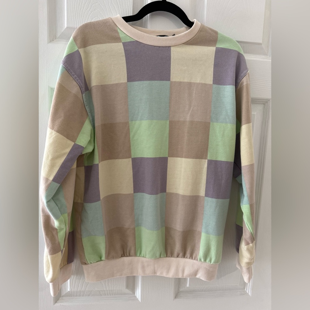 2 / 15$ - Daisy Street Colorful Checkered Sweater